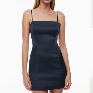 ARITZIA SHIMMER SATIN DRESS